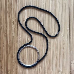 Minimalist sculpture necklace